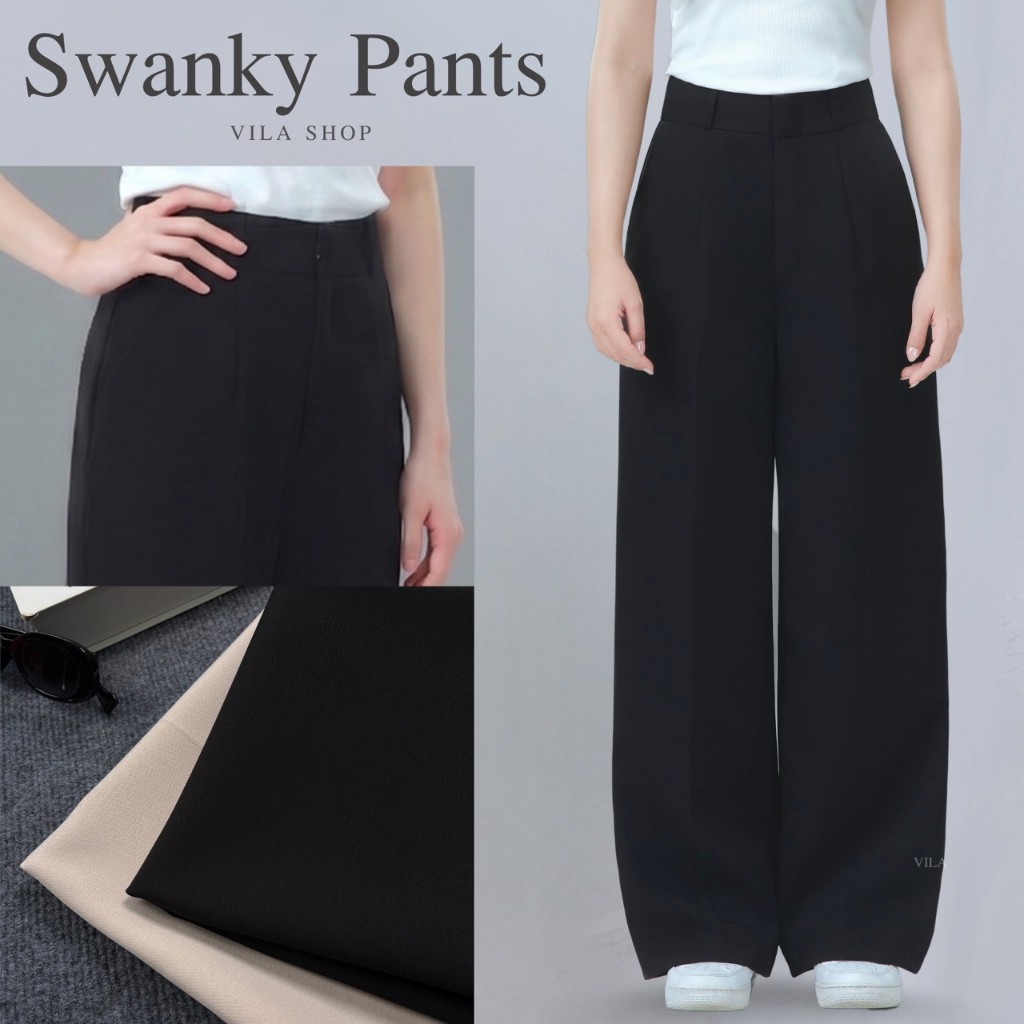 TM28 Swanky Pants กางเกงงานตัด ป้าย VILA