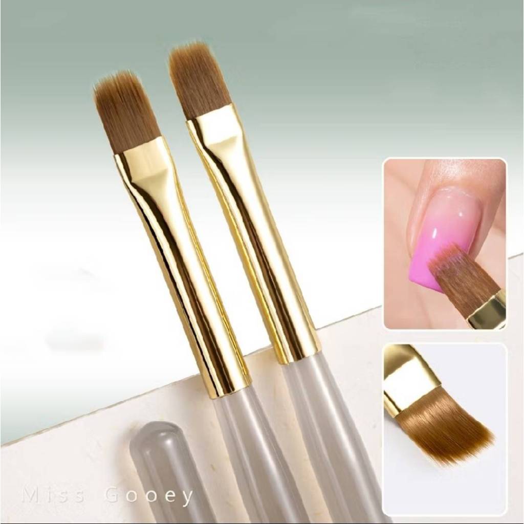 พู่กันออมเบร MISS GOOEY Ombre Brush ทำงานดีไซน์ไล่สี พู่กันทำเล็บออมเบร ไม่มีปลอก