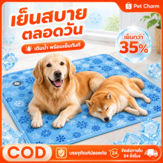 แผ่นเจลเย็นสุนัขแมว ที่นอนกันร้อน ซักได้ แผ่นรองนอนสัตว์เลี้ยง เตียงเย็น ขนาดใหญ่ ราคาถูก