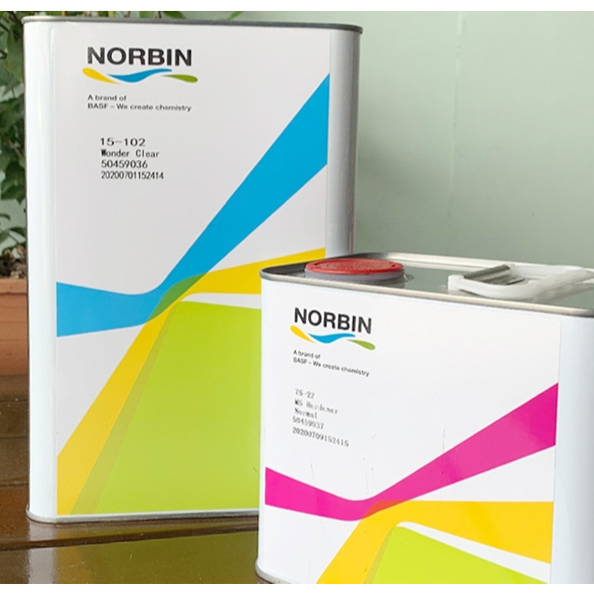 แลคเกอร์ Norbin 2K 2:1 Wonder Clear by BASF [15-102 + 75-22] ชุดขนาด 5L + 2.5L
