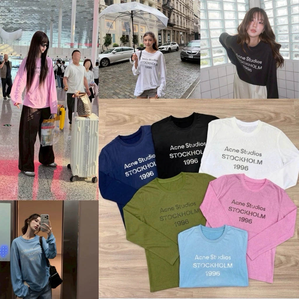 เสื้อแขนยาวทรงสวย ดีไซน์แต่งรู/ขาดเล็กน้อยแนวเซอร์ๆ