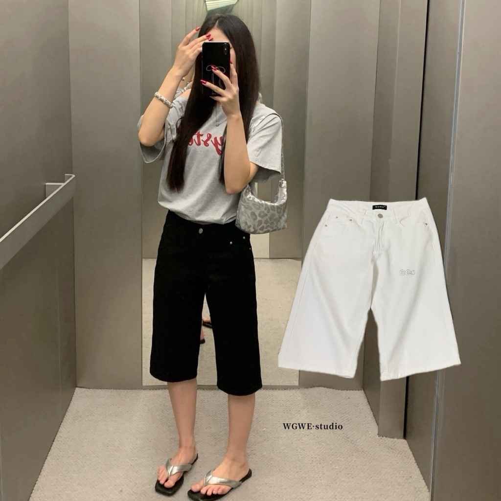 9963# กางเกง กระเป๋าล้วงหน้า - หลัง เนื้อผ้าดี ทรงสวย TAG:WG.WE 🇰🇷