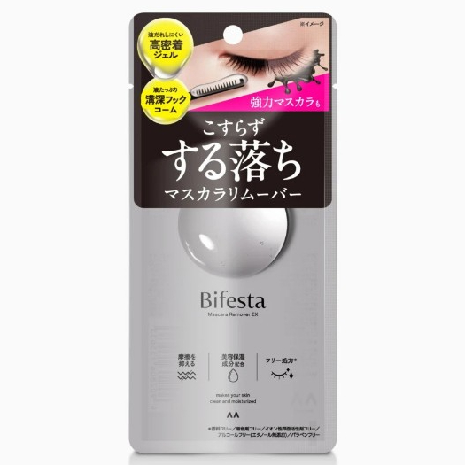 Bifesta Mascara Remover EX รีมูฟเวอร์ปัดขนตา ล้างมาสคาร่ากันน้ำ สูตรหวีเคลือบขนตา 6ml (No.Je820)