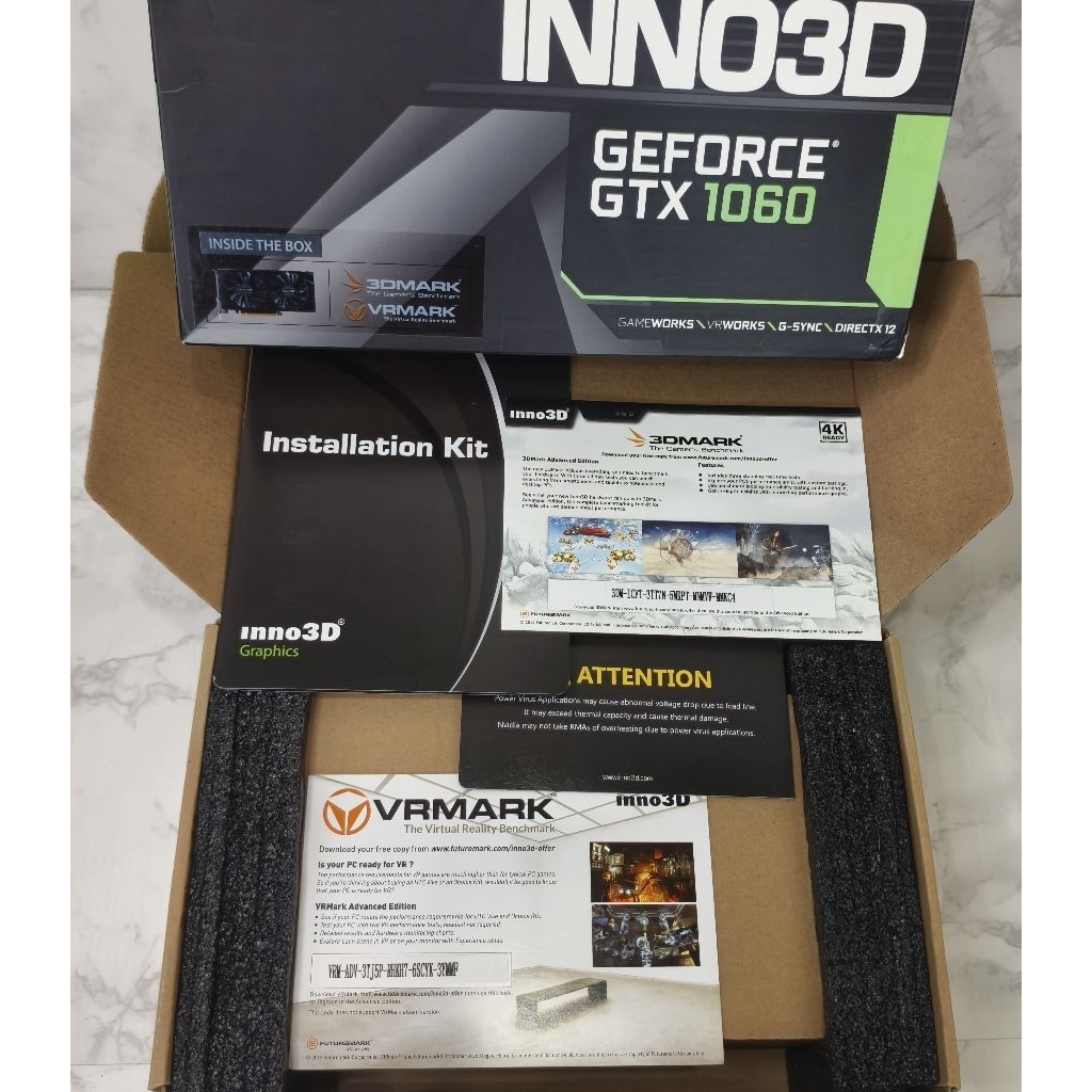 Inno3D  GTX 1060 6G DDR5 มือสอง