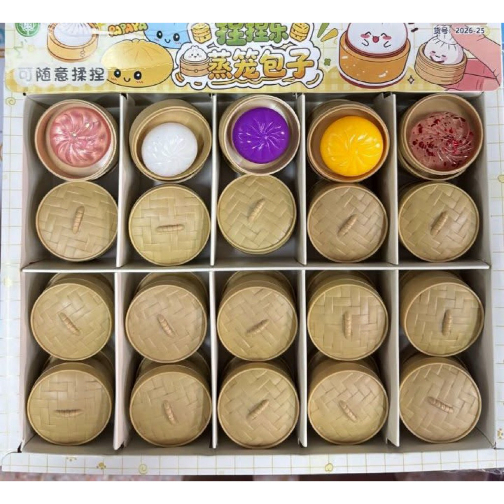 ของเล่น ซาลาเปาเข่งจิ๋ว สุ่มสี