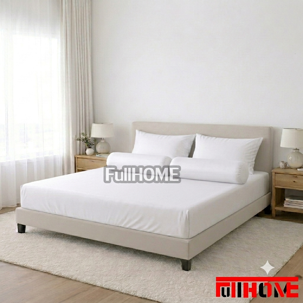 [🔥1 แถม 2🔥] FullHOME ผ้าปูที่นอน สีริ้ว กันไรฝุ่น ทำให้ทุกคืนเป็นคืนที่ดีที่สุดของคุณ 3.5ฟุต 5ฟุต 6ฟุต💥พร้อมส่ง ⚡️⚡
