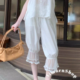 🔥aimorn_shop🔥เสื้อกล้ามแต่งสาย คอเหลี่ยม ทรงยาว ผ่าข้าง ลูกไม้แน่นๆ ดีเทลเก๋มาก งานสวยสุดๆ