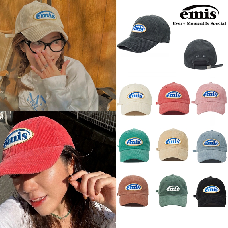พร้อมส่ง (ของแท้ 100%) Emis CORDUROY Corduroy CAP-BLACK