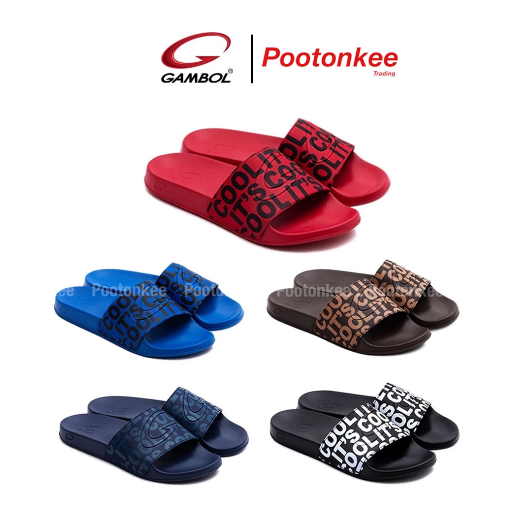 GAMBOL แกมโบล รองเท้าแตะหนีบชายหญิง รุ่น GW/GM 42181 Size 36-44 ของเเท้ พร้อมส่ง