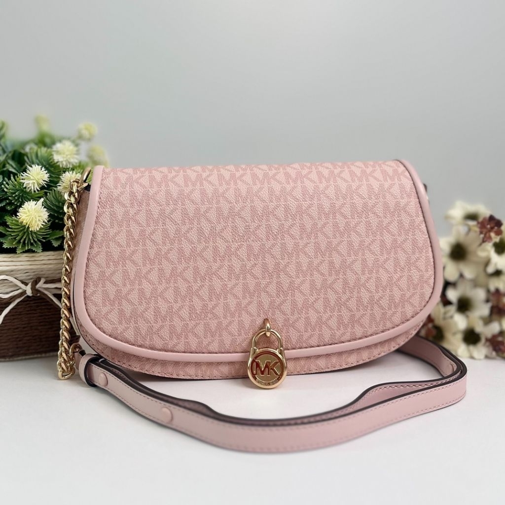 กระเป๋าสะพายข้าง Mila Medium Signature Logo Messenger Bag 35T5GIMM8V