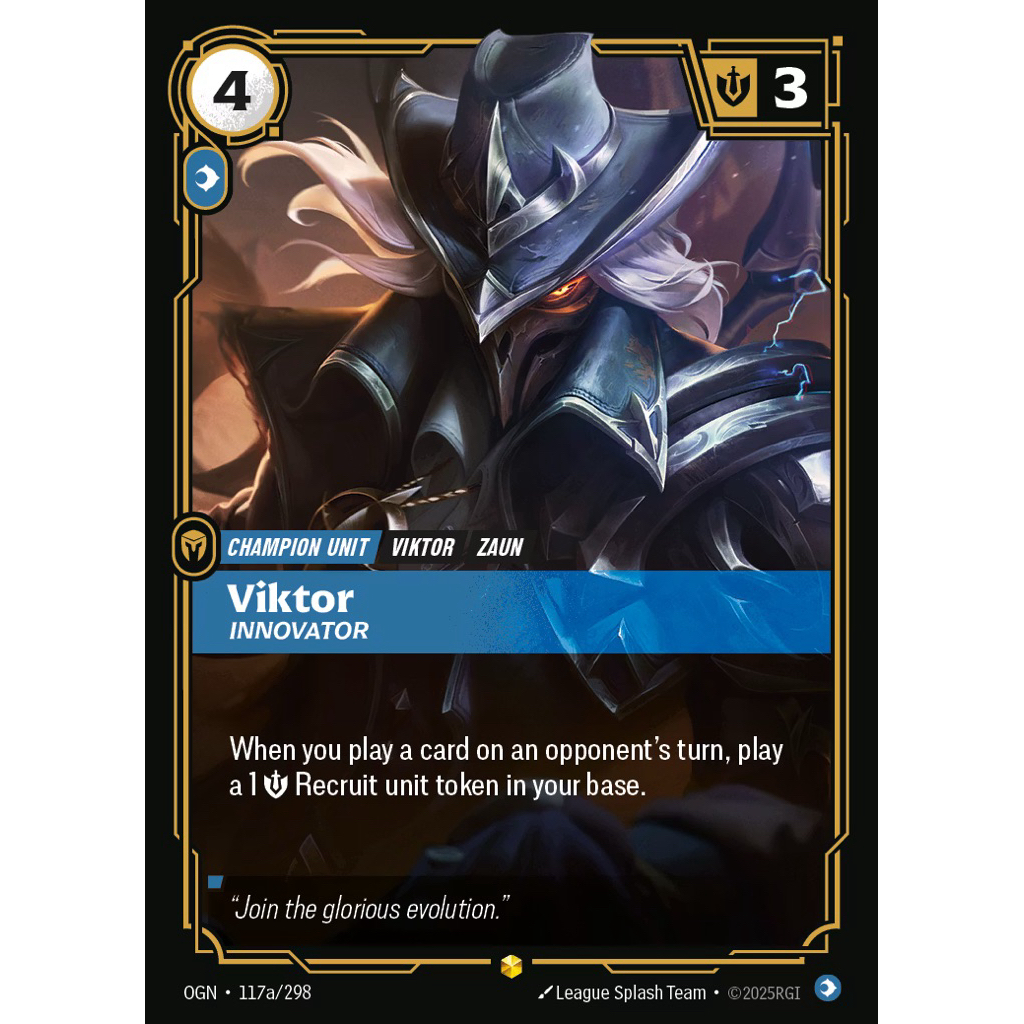 Viktor - Innovator (Alternate Art) - Origins (OGN)