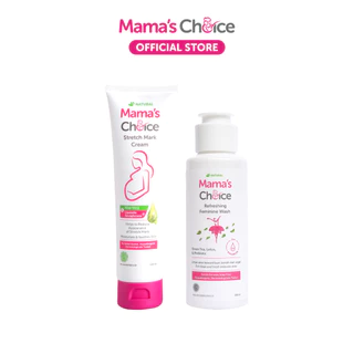 Mama's Choice (โปร1แถม1) ทำความสะอาดจุดซ่อนเร้น และครีมบำรุงผิวแตกลาย | (1free1) Feminine Wash & Stretch Mark Cream