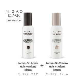 [ซื้อคู่ถูกกว่า] NIGAO Hair Nutrient Leave-on Aqua + Cream (150 mL*2)