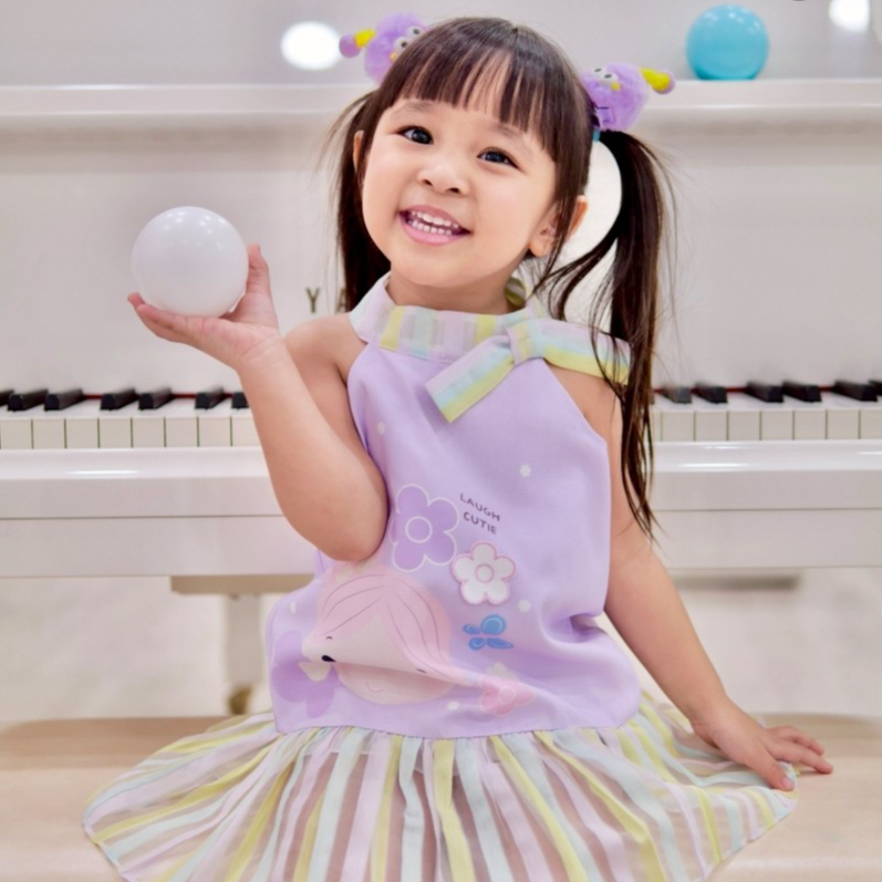 𝐋𝐀𝐔𝐆𝐇 𝐂𝐮𝐭𝐢𝐞 ชุดเดรสกระโปรง+ตุ๊กตา : LS LA 230 CU46