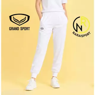 **ของแท้ส่งไว*** Grand Sport กางเกงวอร์มสีขาว ขาจั๊ม 06234 กางเกงขายาวสีขาว