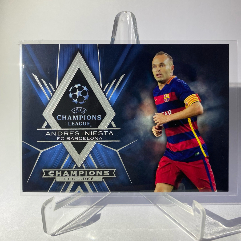 การ์ดนักฟุตบอล ANDRES INIESTA, BARCELONA, TOPPS 2016