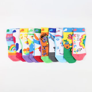 Little Designer Limited Edition Anti-Slip Sock (ครบ30ลาย) ถุงเท้ากันลื่นรุ่นพิเศษดีไซน์โดยนักออกแบบรุ่นจิ๋ว (1ข้าง)