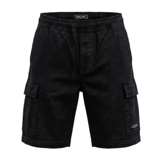 DAVIE JONES [BE FEARLESS] กางเกงคาร์โก้ขาสั้นผู้ชาย Slim Fit Cargo Shorts สีกรม ดำ SH0019