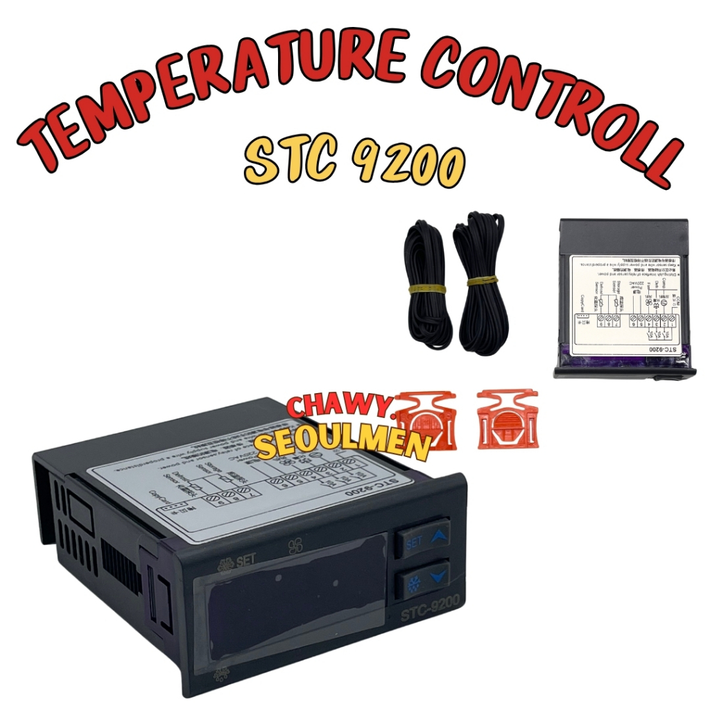 เครื่องควบคุมอุณหภูมิ Microcomputer Temperature Controller รุ่น STC-9200 สำหรับตู้แช่ ตู้เย็น และห้อ