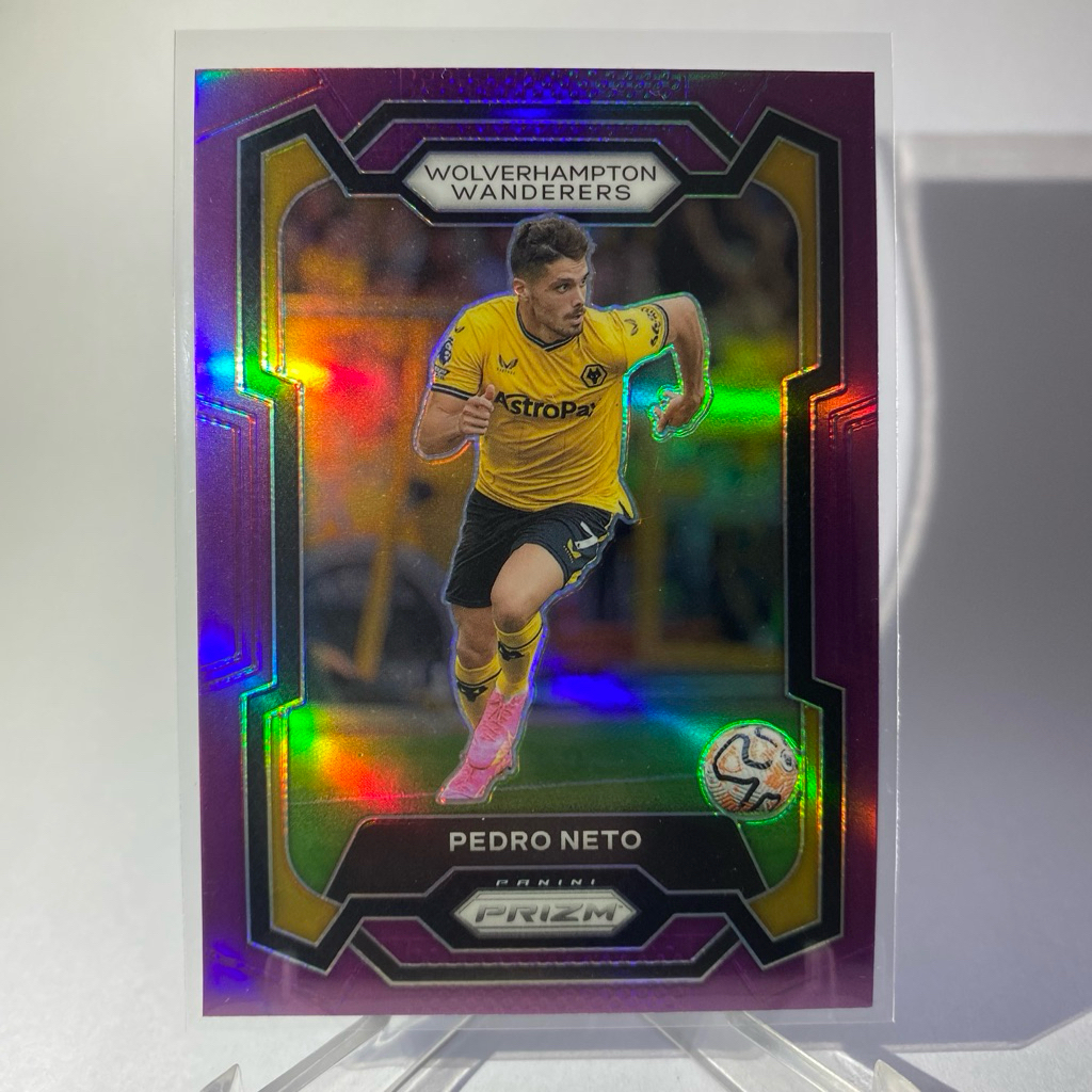 การ์ดนักฟุตบอล PEDRO NETO, WOLVERHAMPTON, (PRIZM), PANINI PRIZM 2023