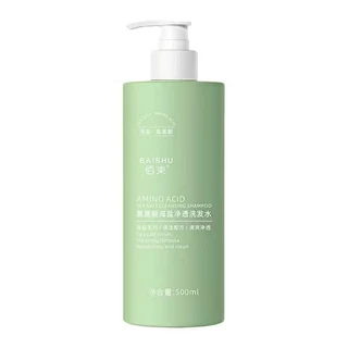 🔥 Free Shipping Amino Acid Shampoo Mixed With Sea Salt 500ml | Eliminate Dandruff, Control Oiliness Deep Cleaning Soft,