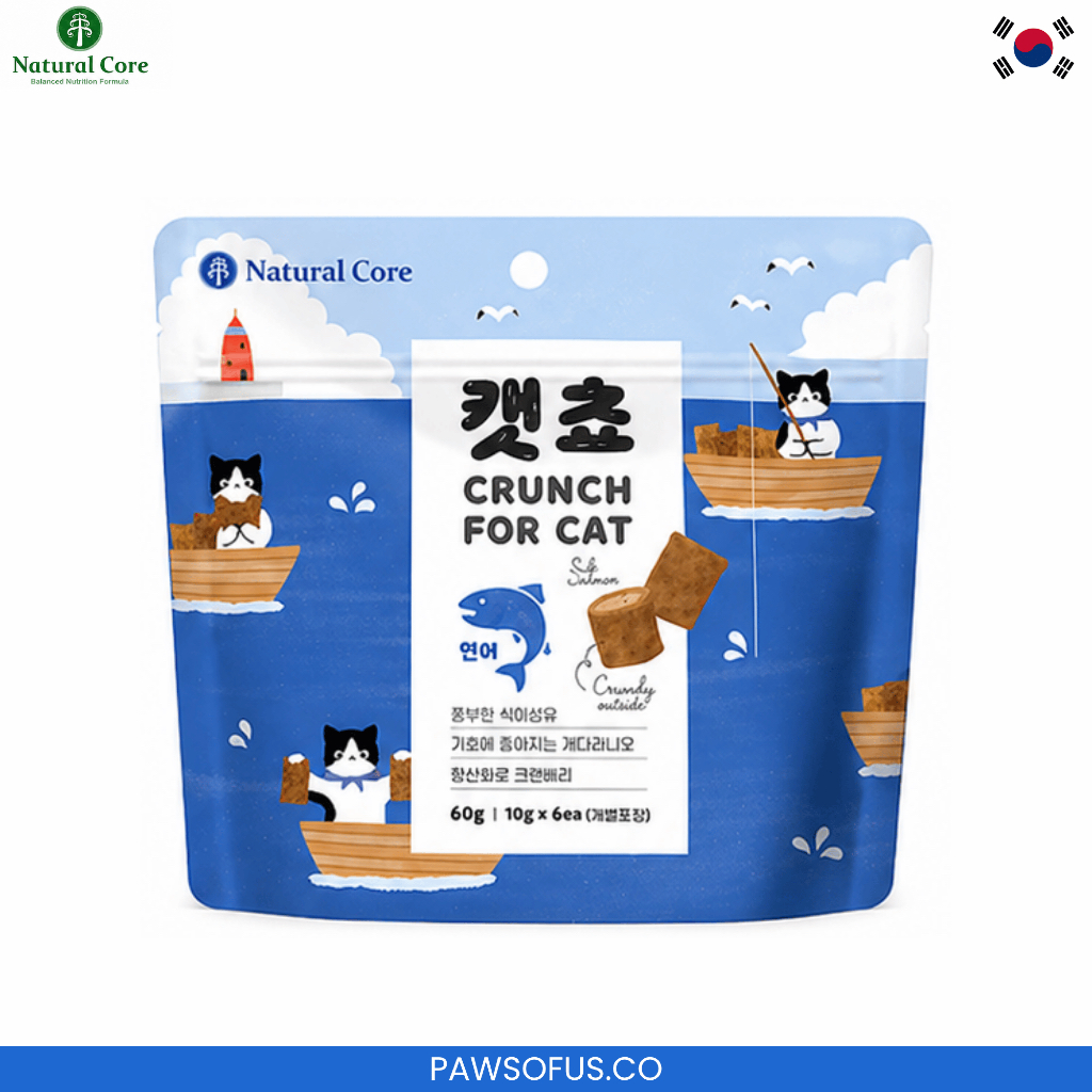 Natural Core Catcho Premium Cat Treats ขนมแมวอบกรอบสอดไส้ พรีเมียมจากเกาหลี 🇰🇷