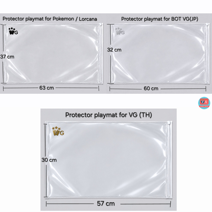 ซองคลุมเพลแมท Protector Playmat Vanguard Buddyfight BOT Pokemon Lorcana