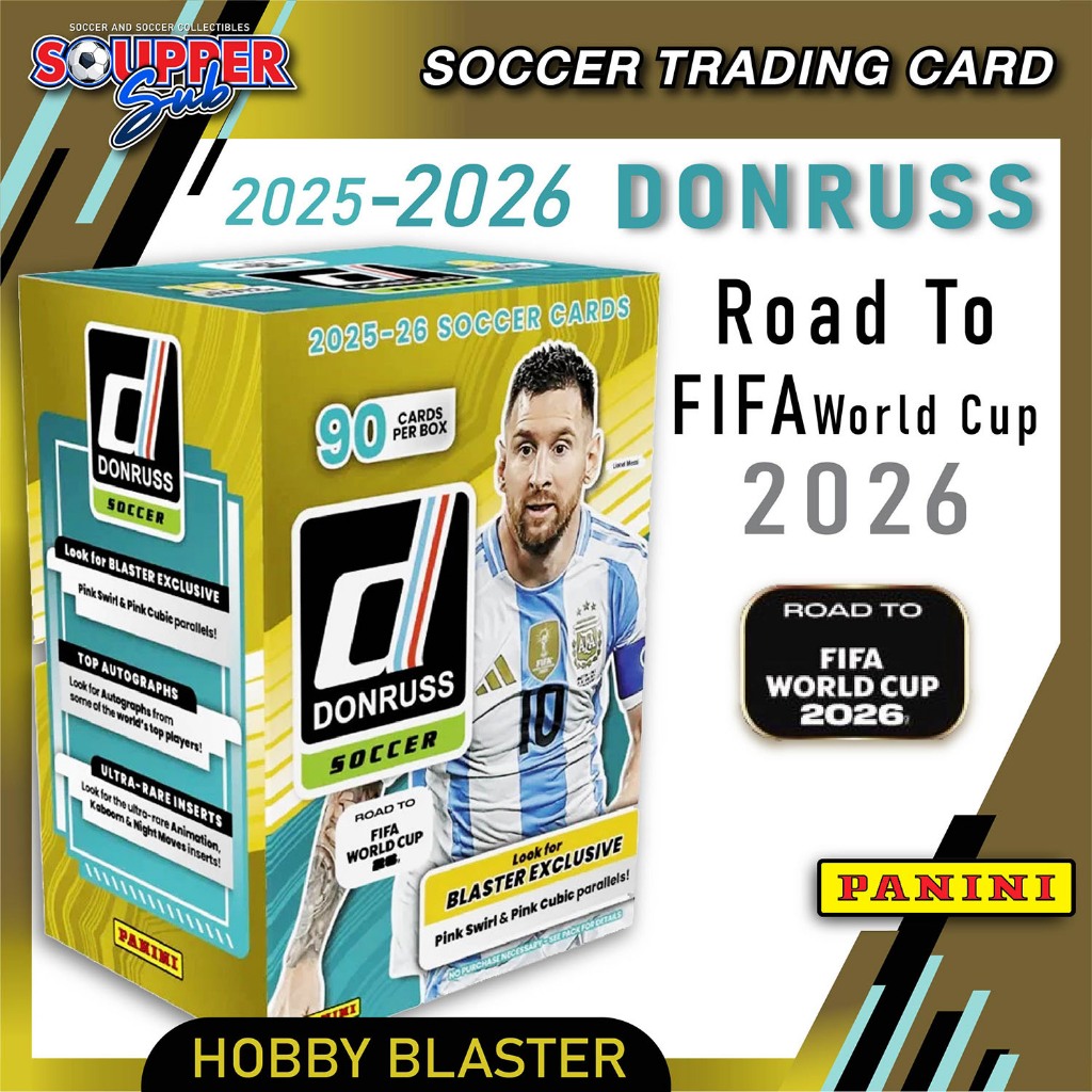 2025/26 Panini Donruss Road to FIFA World Cup Hobby Blaster