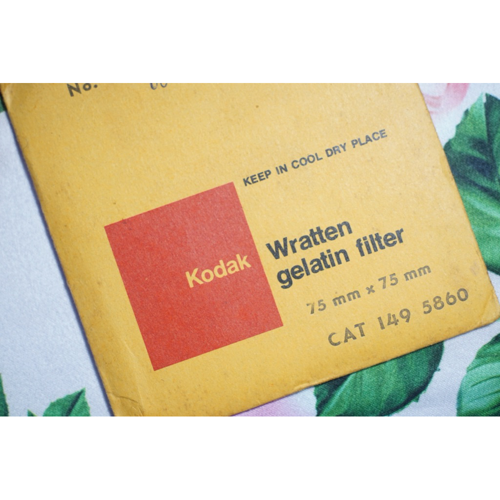 Kodak Wratten Gelatin Filter No.58 Yellow Color