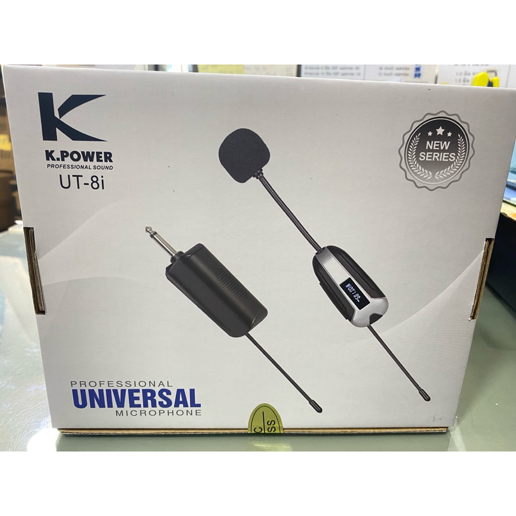 K.Power UT-8iไมค์ลอยแบบหนีบปกเสื้อ/UT-6iไมค์ลอยแบบคาดหู