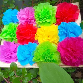 กระดาษสาห่อเหรียญ แบบเลือกสีได้ ชุดละ 100 แผ่น / สี พร้อมหนังยางสำหรับรัดเหรียญให้เซ็ต จัดขอบคละแบบ 1 ขอบ / 1 เซ็ต