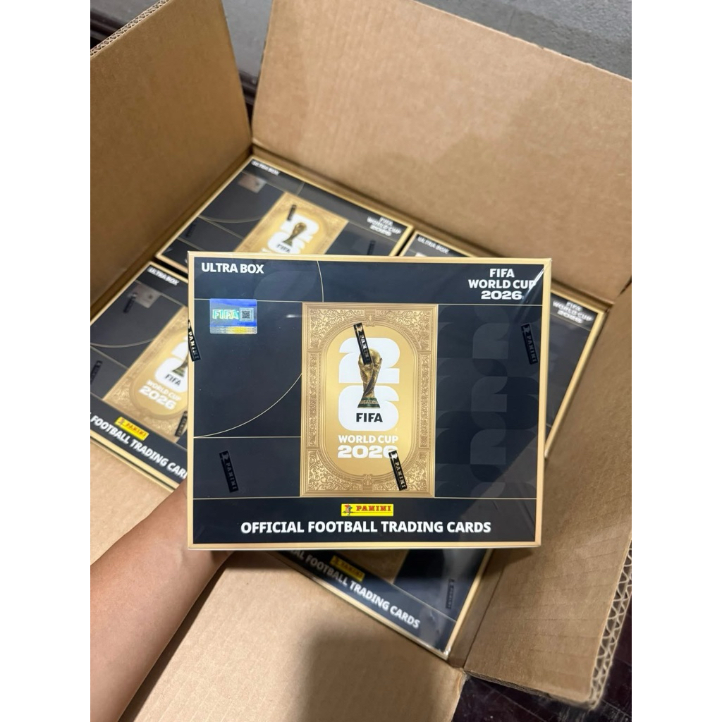 พร้อมส่ง Panini FIFA World Cup 2026 Football Star Trading Cards กล่องดำ แท้ 100% 1 กล่อง 6 ซอง