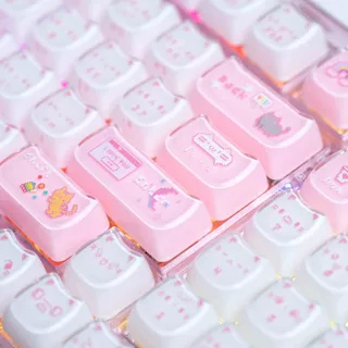 [โค้ดคุ้มลด 20%] DEKAY MYMEOW Collection JELLY Keycap คีย์แคปภาษาไทย CAT KEYCAP BIGPENGUIN BIG PENGUIN