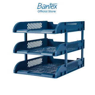 Bantex ชั้นเก็บเอกสาร 2ชั้น 3ชั้น ชั้นวางเอกสารพลาสติก จัดเก็บเอกสาร ต่อง่าย แข็งแรงทนทาน File Tray