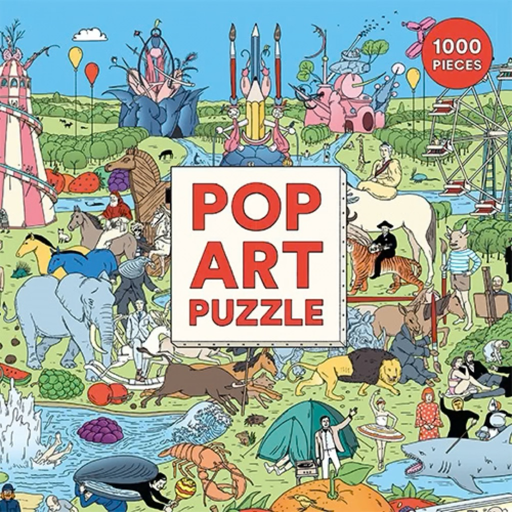 พร้อมส่ง Pop Art Puzzle จิ๊กซอว์ 1000 ชิ้น Laurence King ตามหาศิลปินดัง พร้อมโปสเตอร์