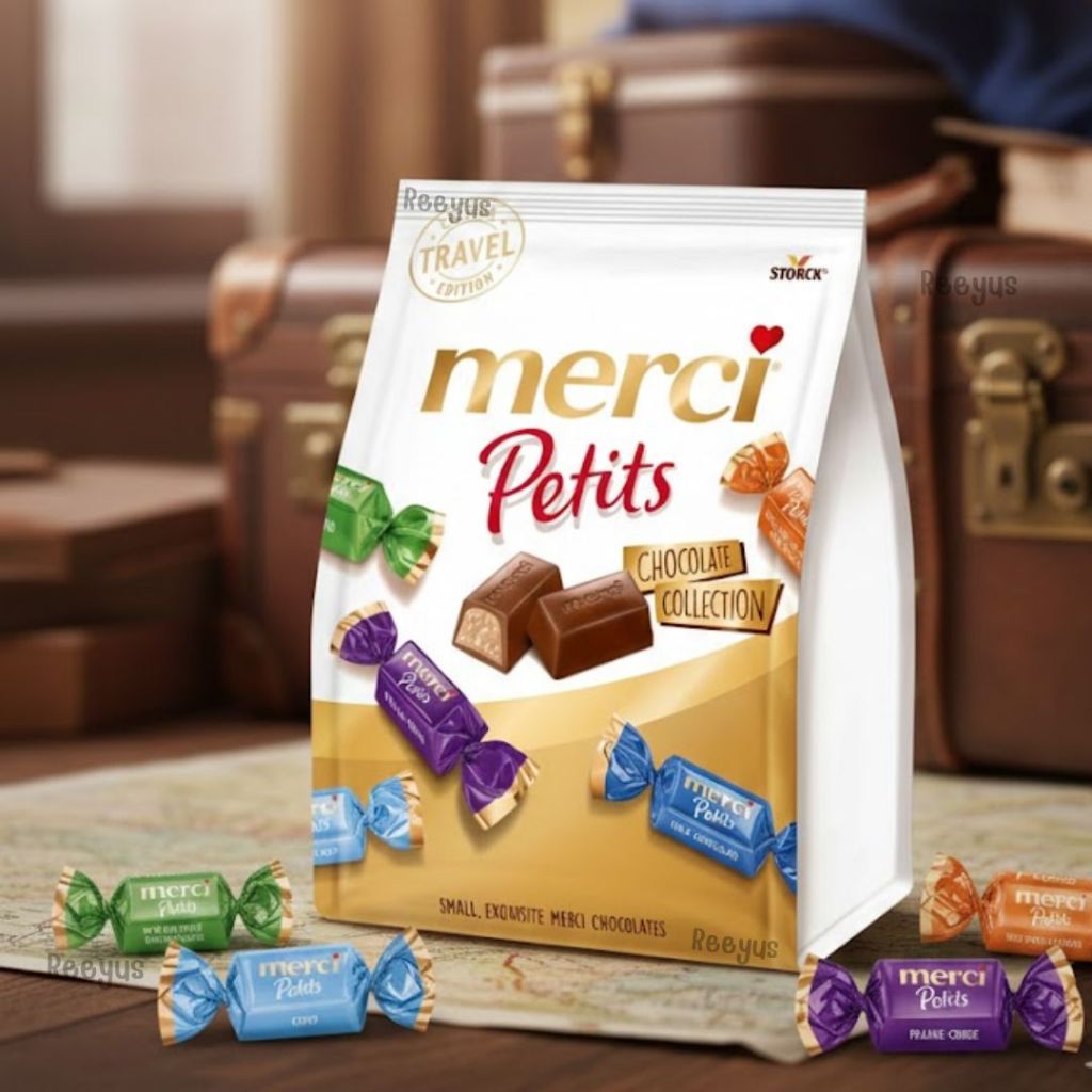 Storck Merci Petits Chocolate Collection 250g ช็อกโกแลตรวมรส จากเยอรมนี มี 38 ชิ้น Exp.28/04/27
