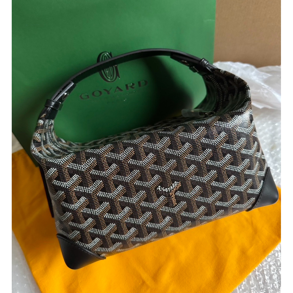 New>>Goyard Bowling25 Bag 🤎Tan 🖤Black (แถมสายสั้นdiy ให้ด้วยค่ะ) สายยาวถ้ารับ +500 บาทค่ะ  Fullset+ใ
