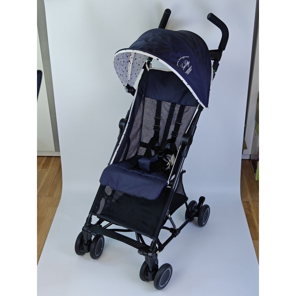 รถเข็นก้านร่มพับขึ้นเครื่อง รถเข็บพับเล็ก รถเข็นพับขึ้นเครื่อง มือสอง