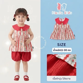 Hania Kids พร้อมส่ง ชุดเซ็ตเสื้อ+กางเกง ลายกระต่ายสตอเบอร์รี่ สไตล์เกาหลี ชุดเซ็ตสำหรับเด็กผู้หญิง K5125694