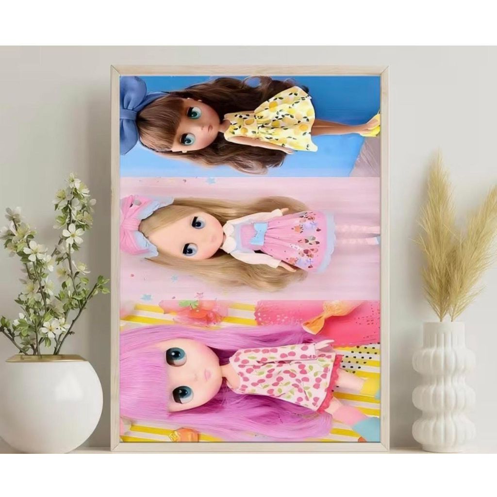 Blythe Doll Wall Art  Canvas Poster ขนาด 30 x 40 cm