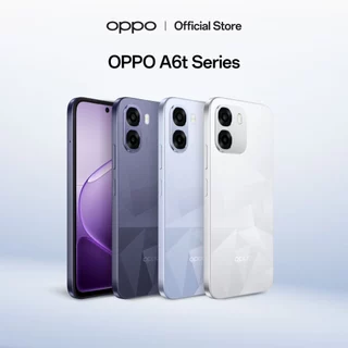 OPPO A6t Series | โทรศัพท์มือถือ ออปโป้ ทนทาน หน้าจอใหญ่ 6.75" 120Hz กันน้ำกันฝุ่น แบตเตอรี่ใหญ่ 6500mAh ใช้งานลื่นไหล