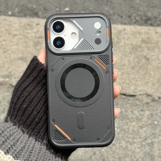 เคสระบายอากาศ(ชาร์จได้) IPHONE - 12pm 13 13pm 14 14pm 15 15pm 16 16pm 17 17pro 17pm