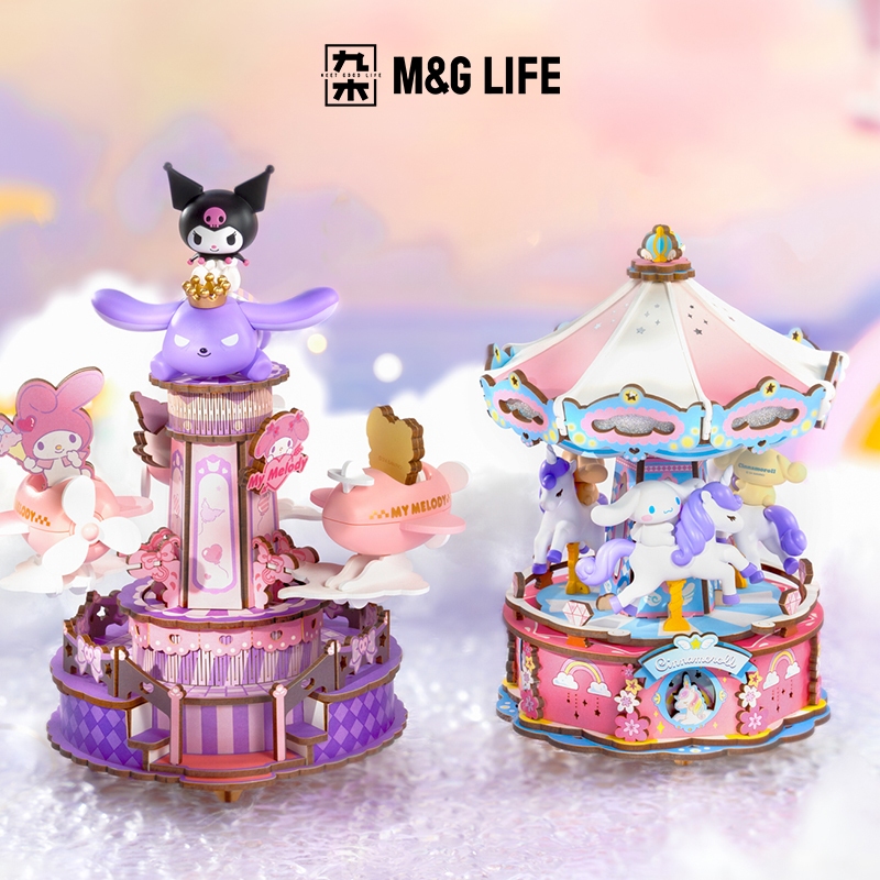 M&G Life x Rolife Sanrio กล่องดนตรีประกอบเอง DIY ซีรีส์ "สวนสนุกในฝัน"