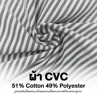 Yuedpao Ultimate Stretch Stripe - Women's Pin Stripe Long Sleeve Shirts (Regular Fit) เสื้อเชิ้ตลายทางผู้หญิง แขนยาว