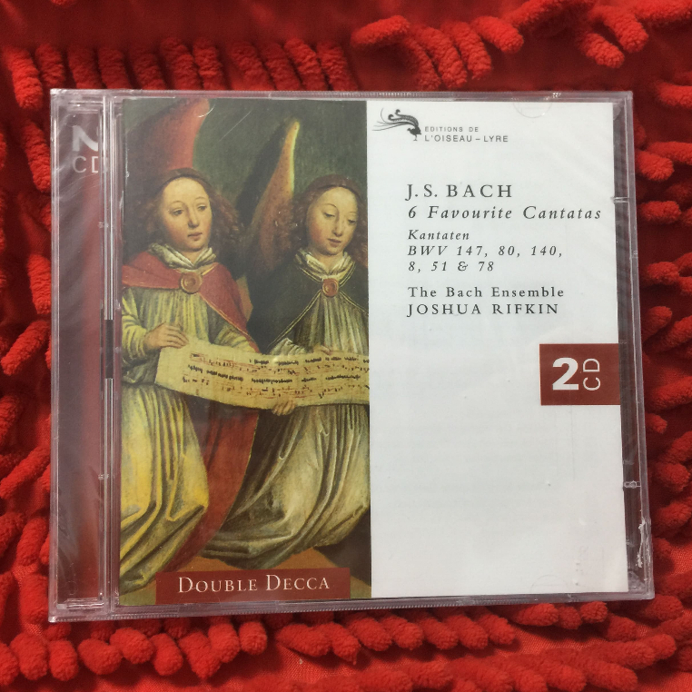 CD J. S. Bach - The Bach Ensemble, Joshua Rifkin – 6 Favourite Cantatas: Kantaten BWV 147, 80, 140, 