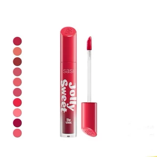 SASI Jolly Sweet Lip Tint ศศิ จอลลี่ สวีท ลิป ทิ้นต์ 3g ลิปทินน์ สูตรน้ำเนื้อแน่น สีชัด ติดทน แท้ 100% หลอดพลาสติกใส