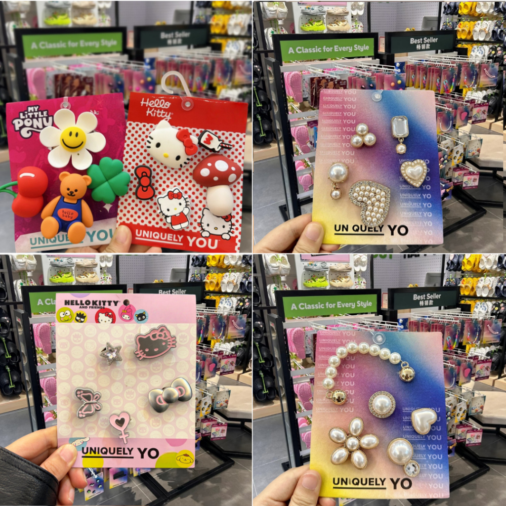 Original Jibbitz ตัวติดรองเท้า crocs เซ็ต Jibbitz Crocs ชุด, การ์ตูนน่ารัก DIY รองเท้า จิบบิท crocs jibbitz set