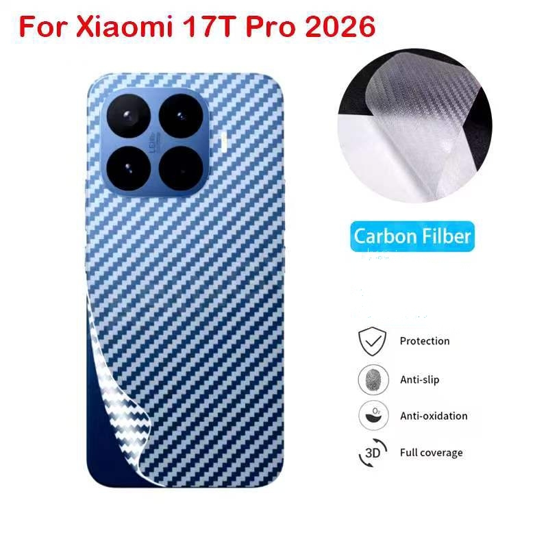 Xiaomi17T/Xiaomi 17T Proตรงรุ่น(ส่งในไทย)ฟิล์มหลังลายเคฟล่าXiaomi Mi17T/Xiaomi Mi17T Pro/Xiaomi 17T 5G/Xiaomi 17T Pro 5G