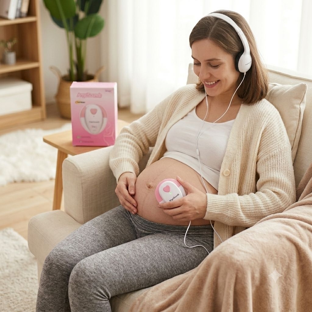 เครื่องฟังเสียงหัวใจทารกในครรภ์ (Fetal Doppler) ยี่ห้อ Jumper รุ่น AngelSounds จากญี่ปุ่น🇯🇵