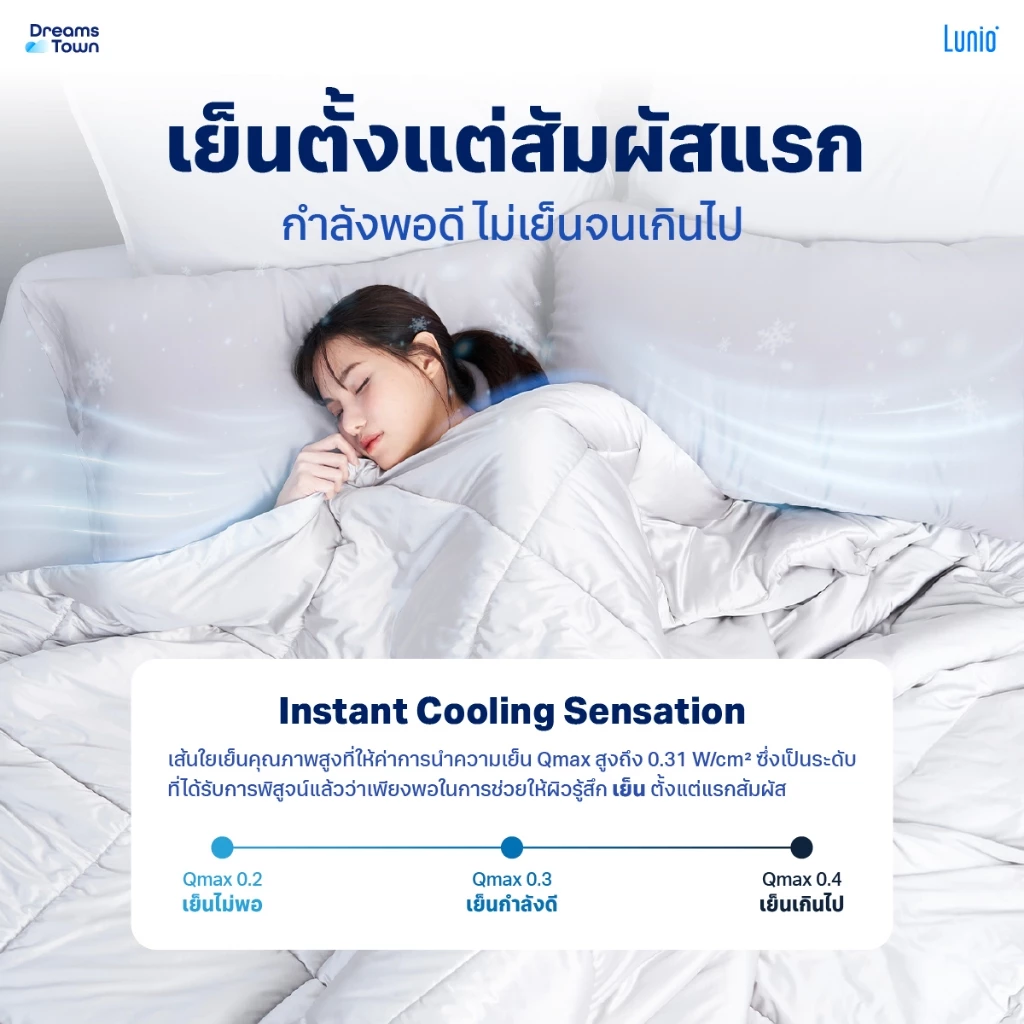 Lunio ผ้าห่มนวม รุ่น Smart SnowSilk thumbnail 6